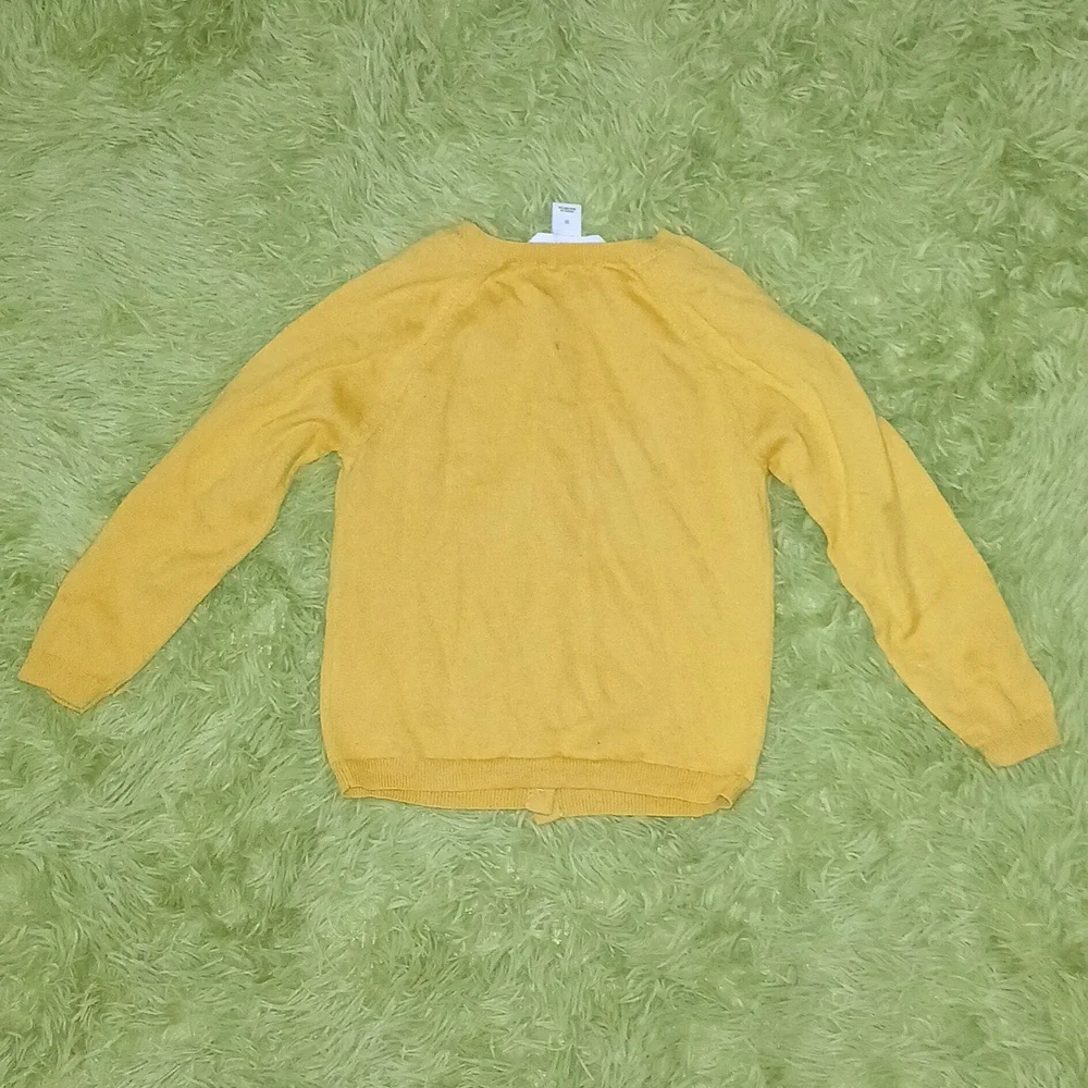 Old Navy Toddler‎ girls Mustard Yellow cardigan Size 3T